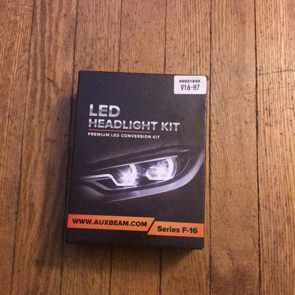 Auxbeam led headlight kit